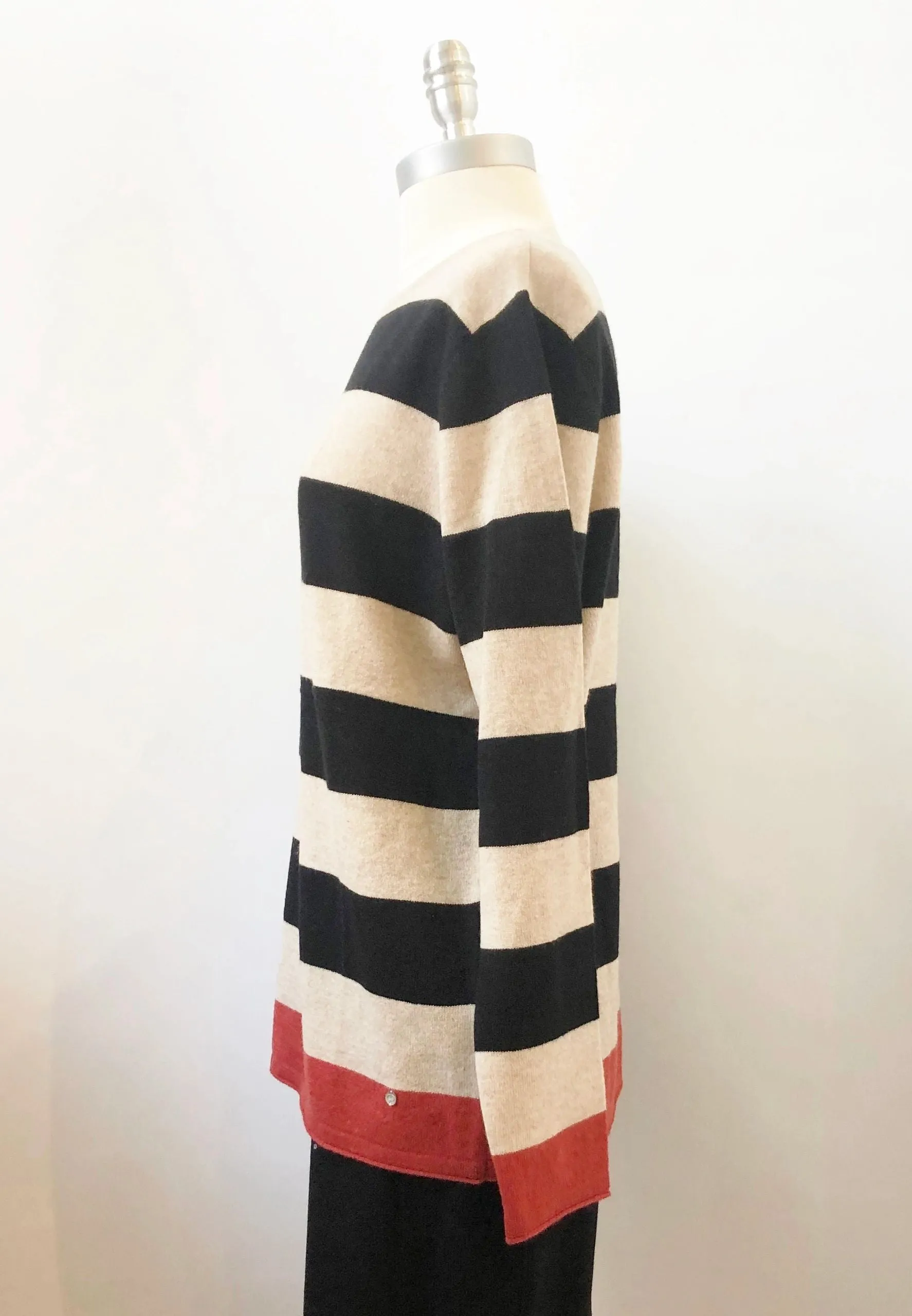 Gerry Weber Striped Cashmere Sweater Size 10