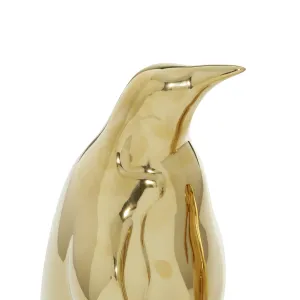 GOLD PORCELAIN PENGUINS
