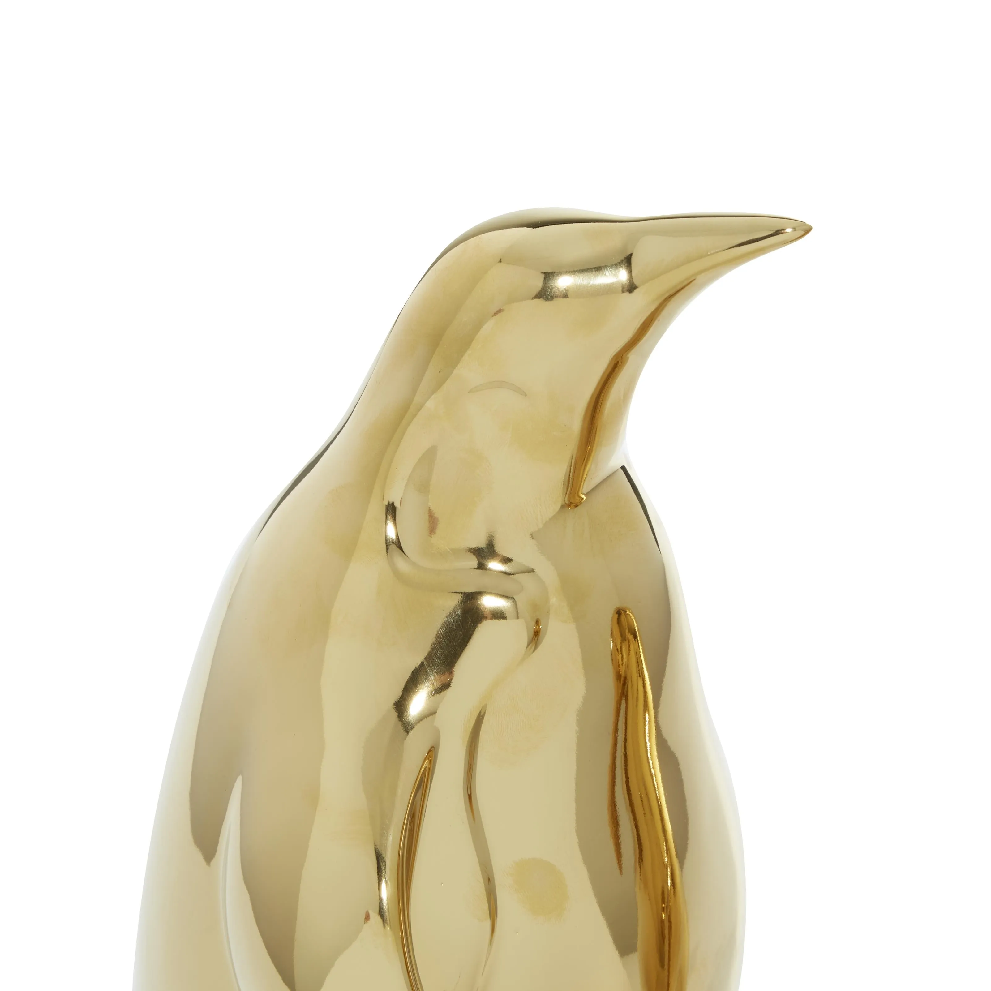 GOLD PORCELAIN PENGUINS
