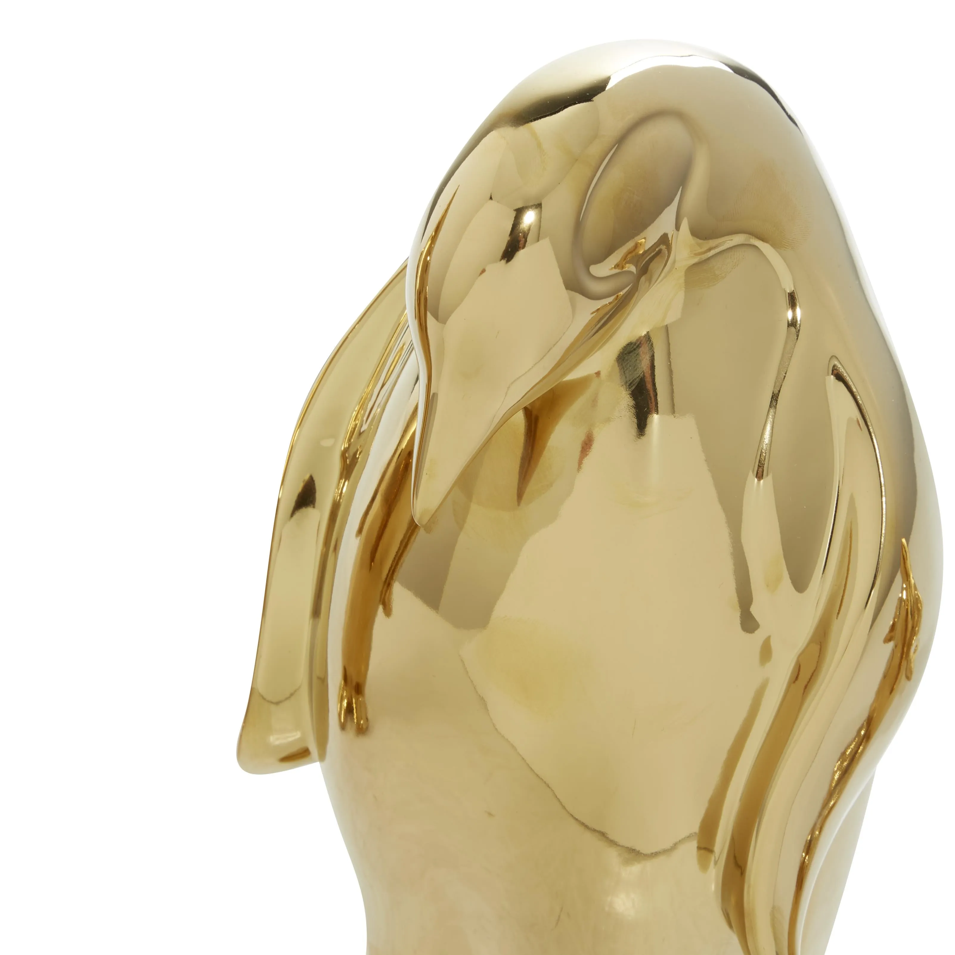 GOLD PORCELAIN PENGUINS