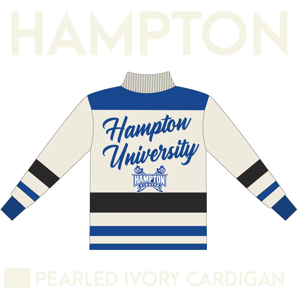 HAMPTON U | Cardigan PEARLED IVORY