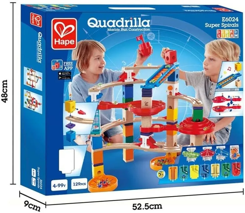 Hape e6024 Super Spiral Marble Run