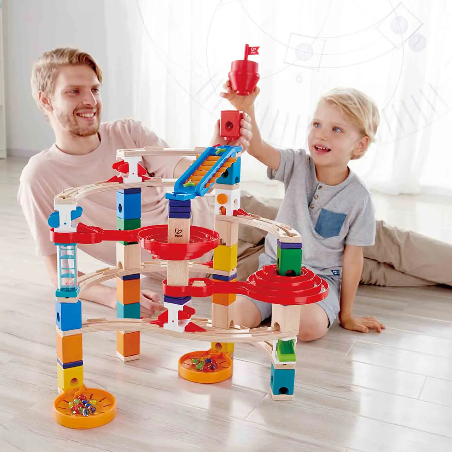 Hape e6024 Super Spiral Marble Run