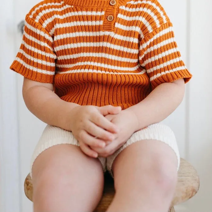 Heritage Knit Top - Ginger