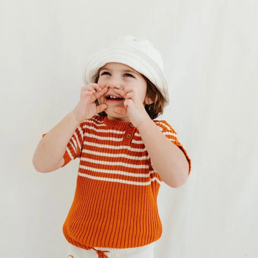 Heritage Knit Top - Ginger