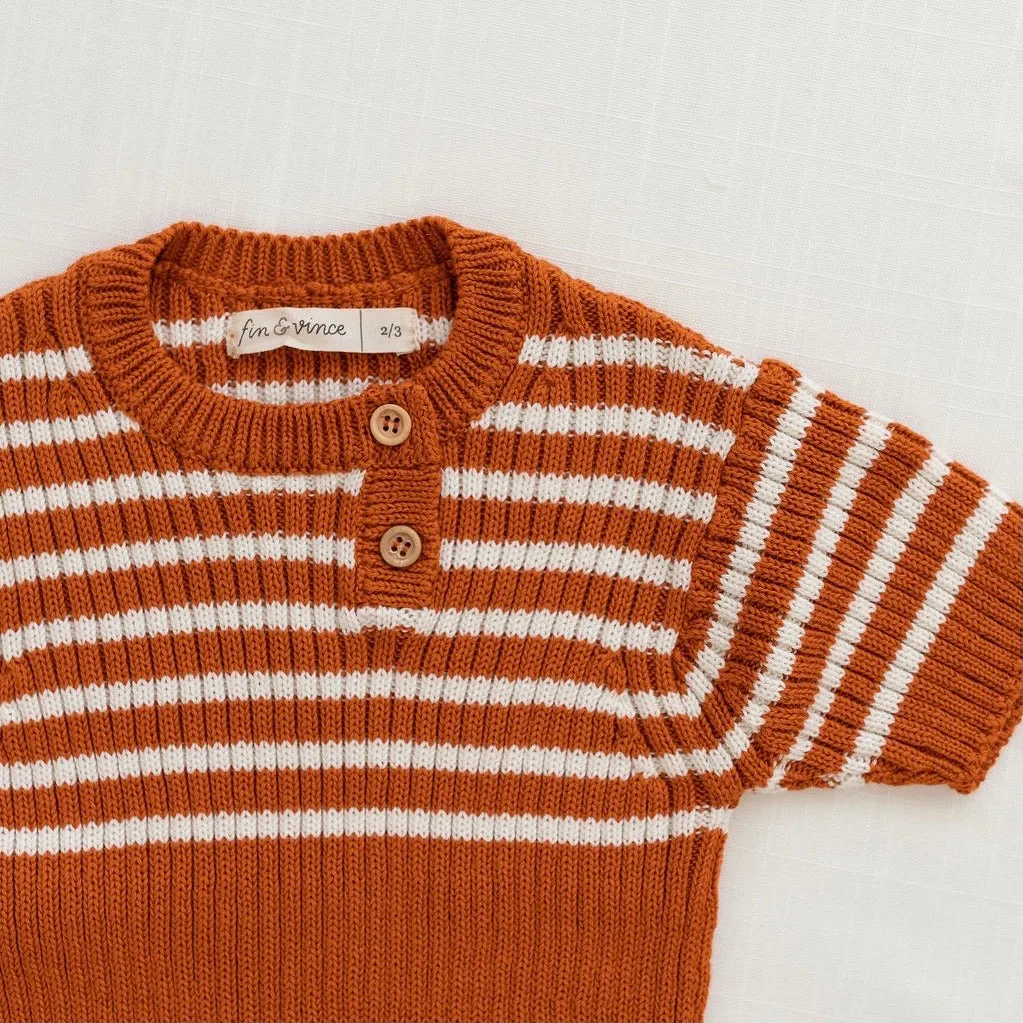 Heritage Knit Top - Ginger