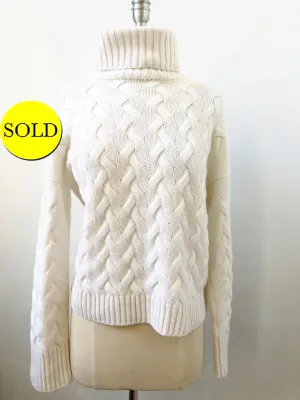 Iris Von Arnim Cashmere Turtleneck Sweater Size Xs