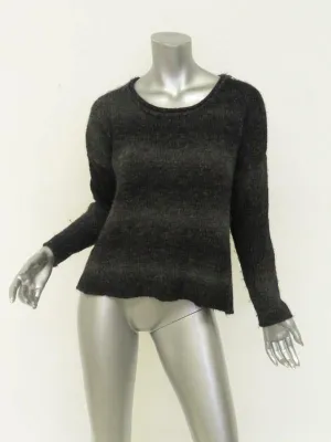 James Perse Women's Sweater: Black Alpaca Size 1, Pre-owned