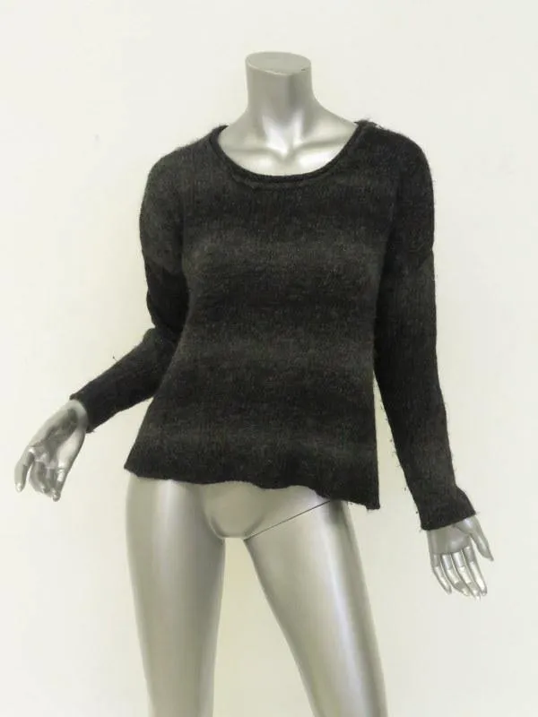James Perse Women's Sweater: Black Alpaca Size 1, Pre-owned