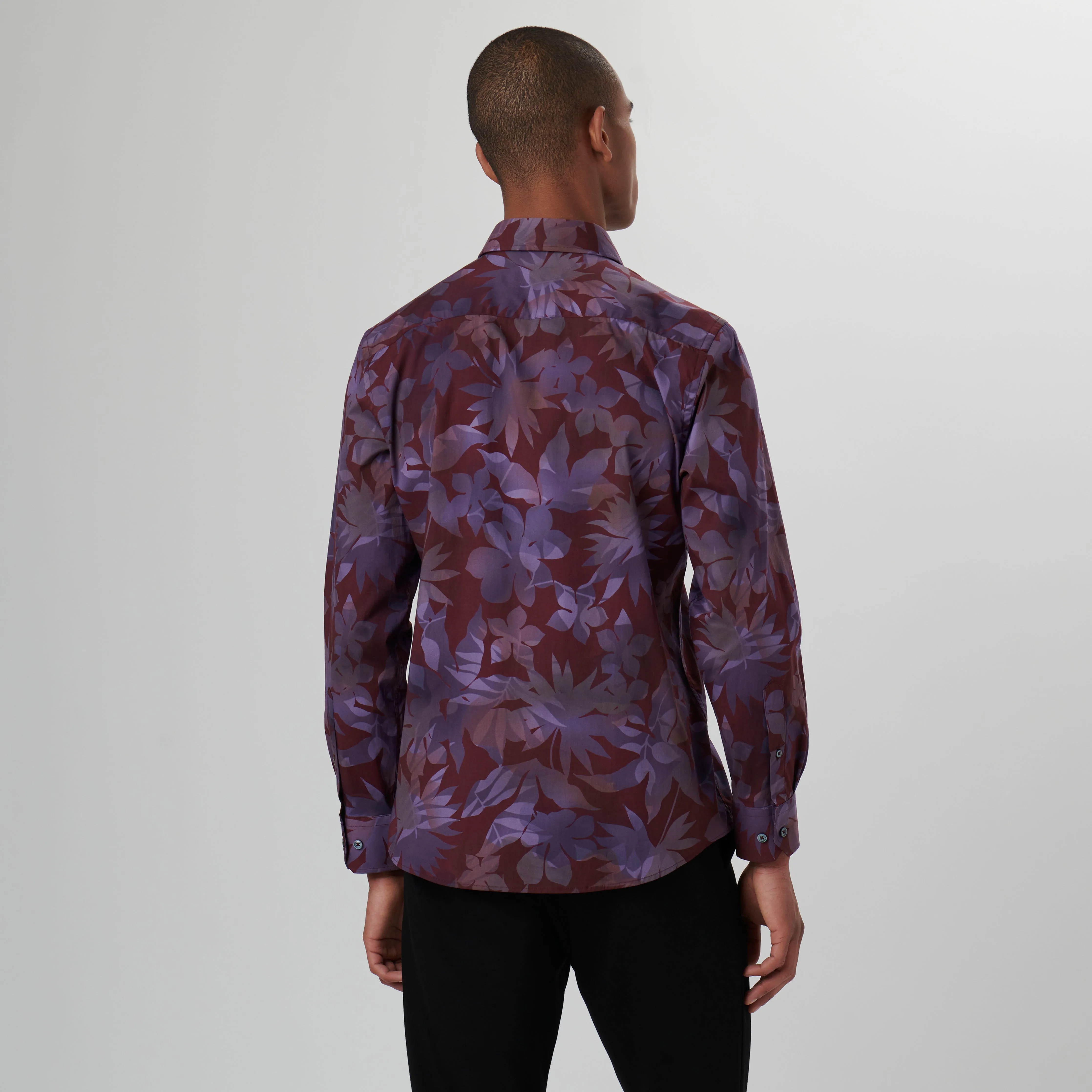 Julian Leaf Print Shirt