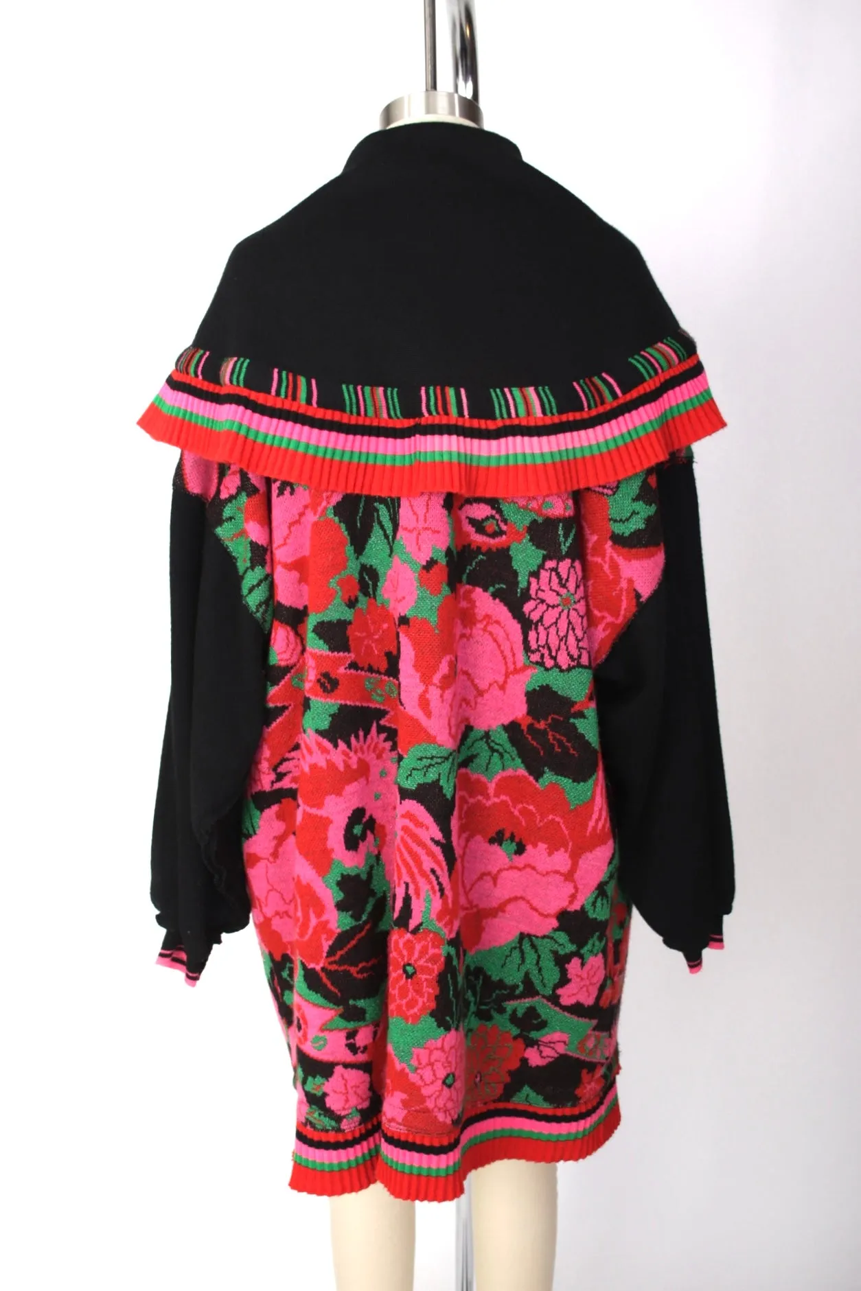 Kansai Yamamoto Floral Intarsia Cardigan