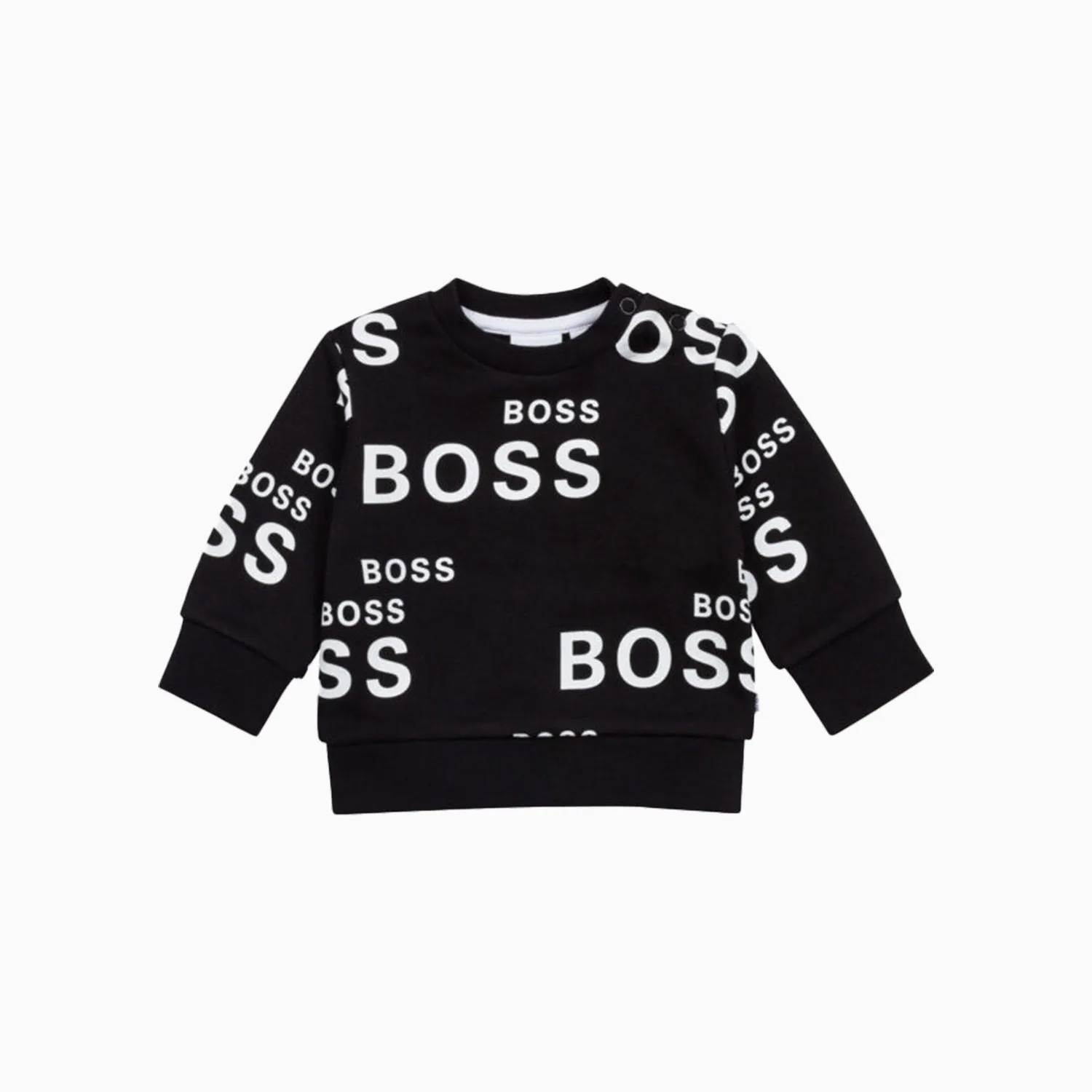 Kid's Allover Logo Print Sweatshirt