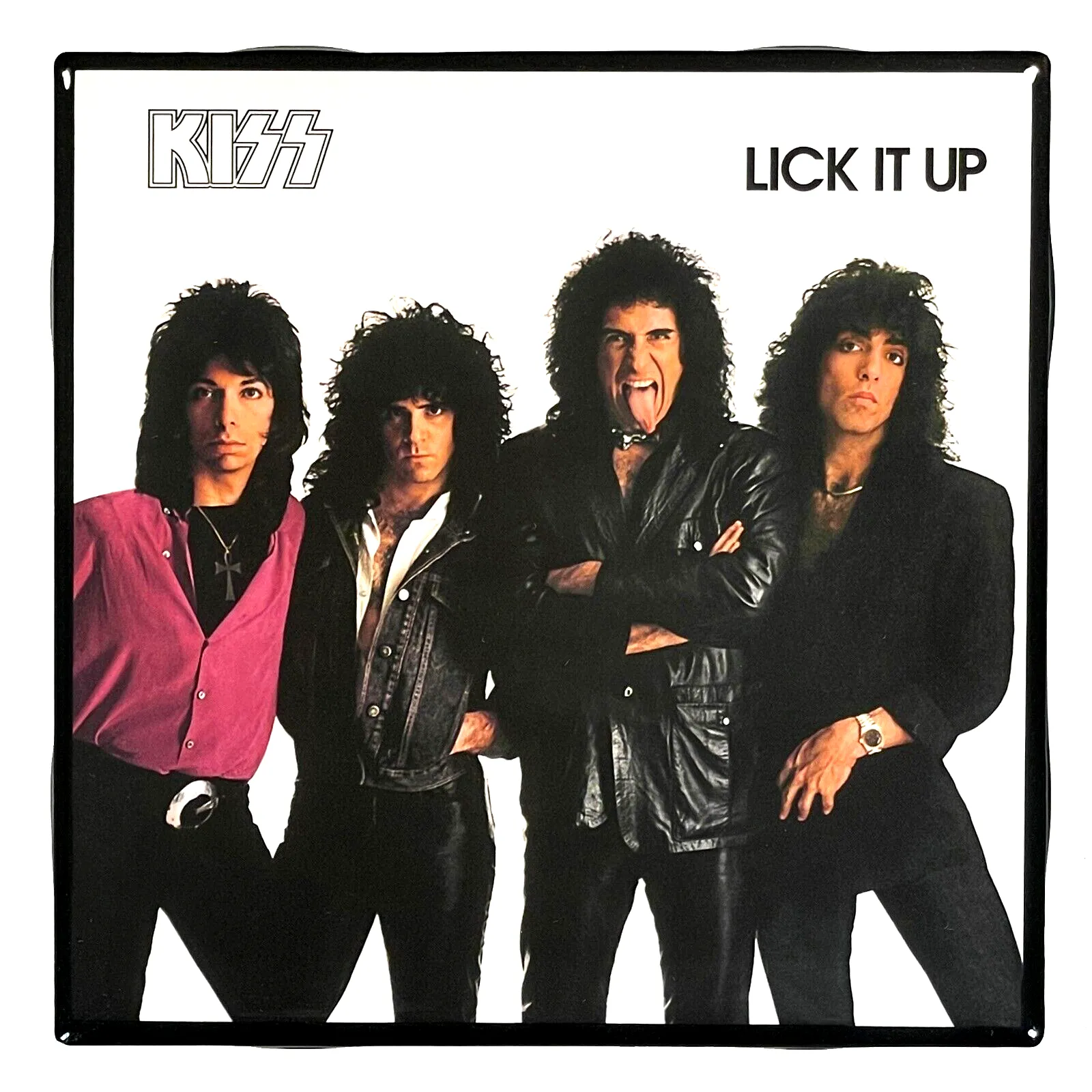 KISS Lick It Up Coaster Custom Ceramic Tile