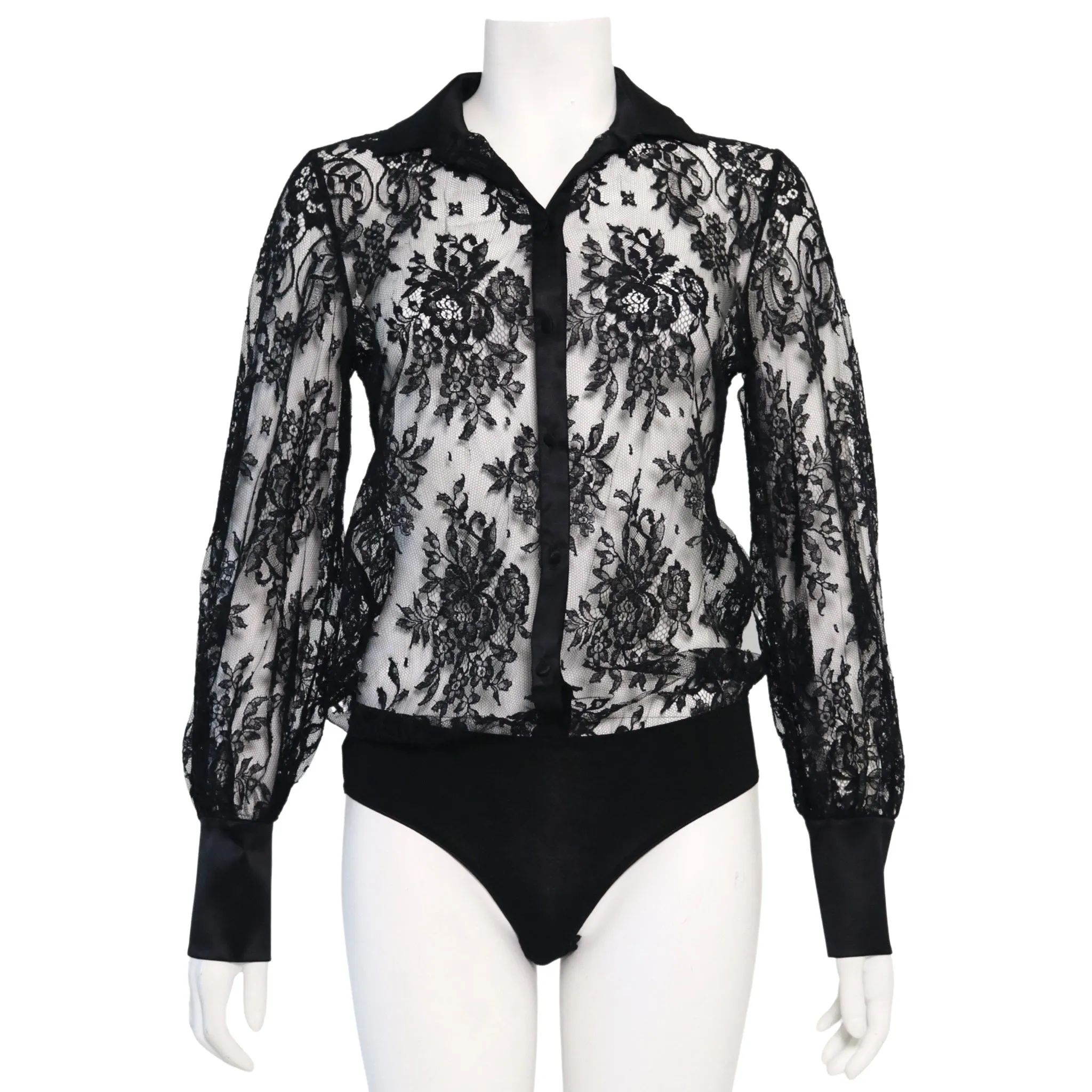 LACE BUTTON-UP BODYSUIT