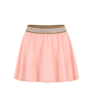 LENUCU Logo Banding Pique Skirt Mini .ver - Pink