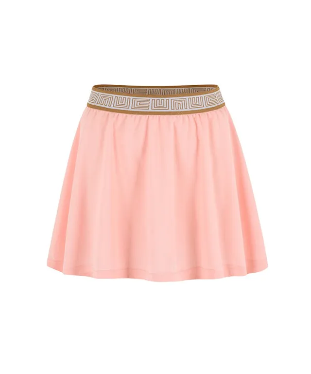 LENUCU Logo Banding Pique Skirt Mini .ver - Pink
