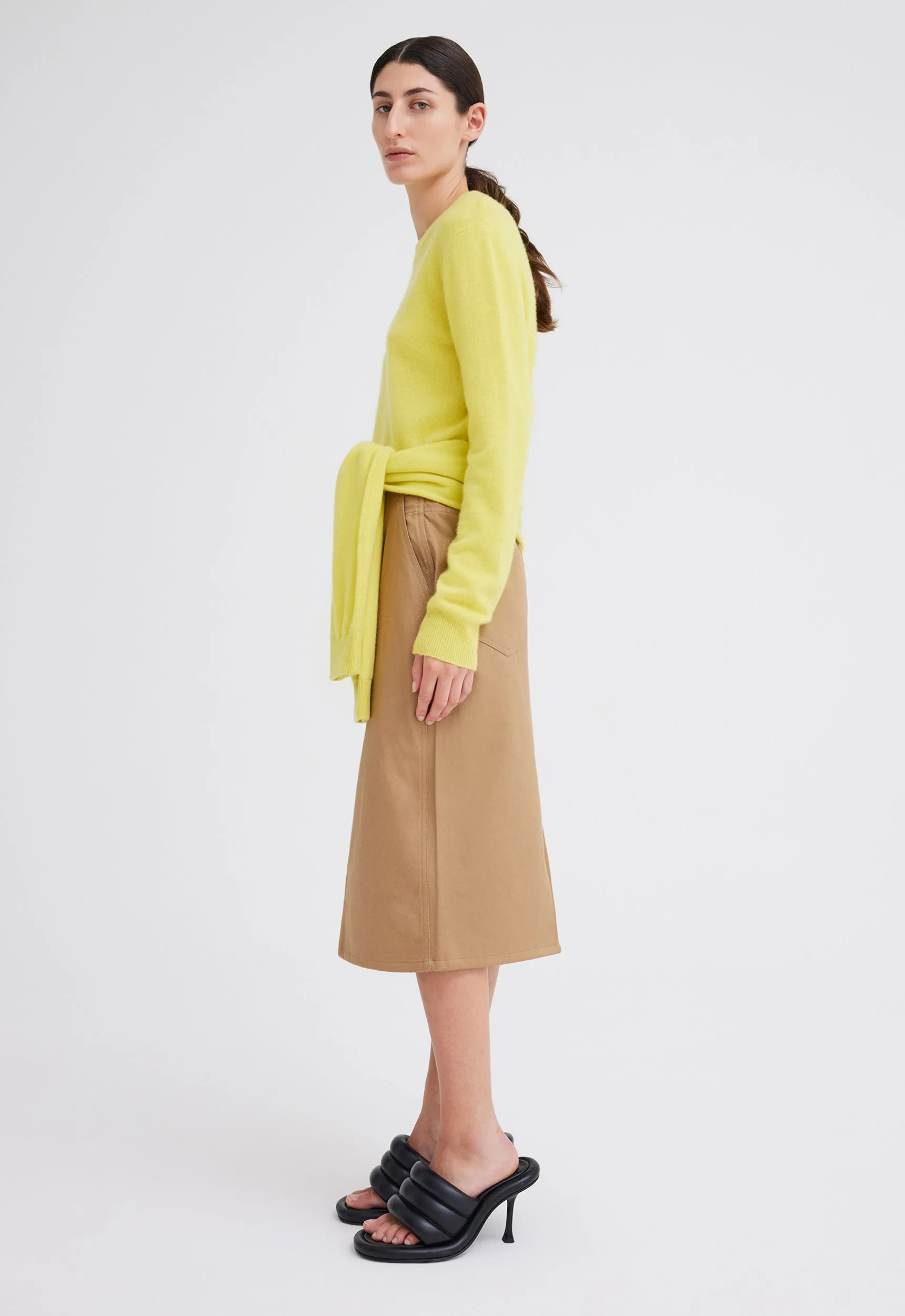 Limber Cashmere Scarf - Homer Yellow