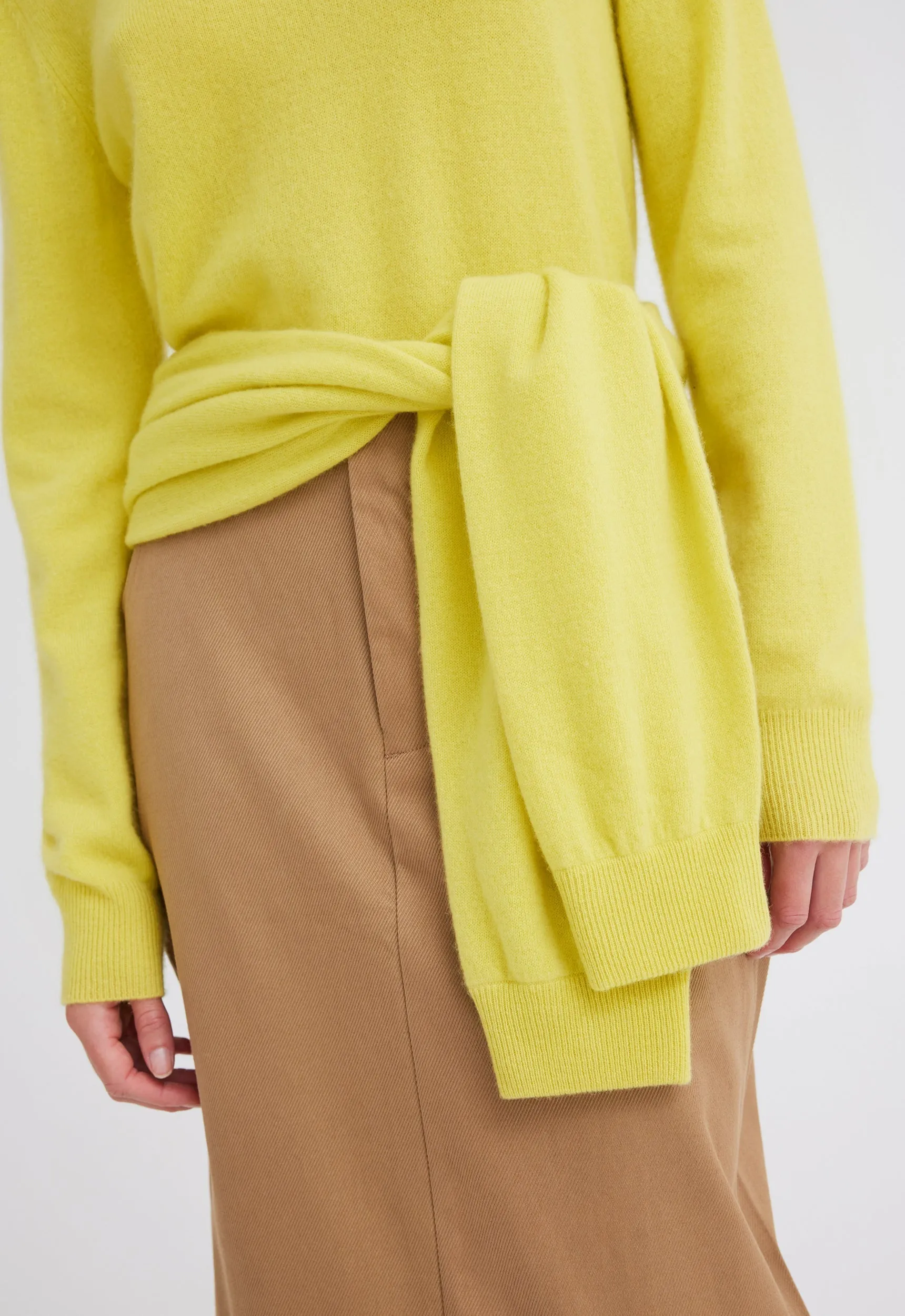 Limber Cashmere Scarf - Homer Yellow