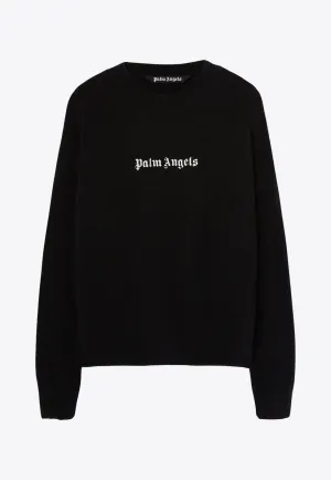 Logo-Embroidered Crewneck Sweater
