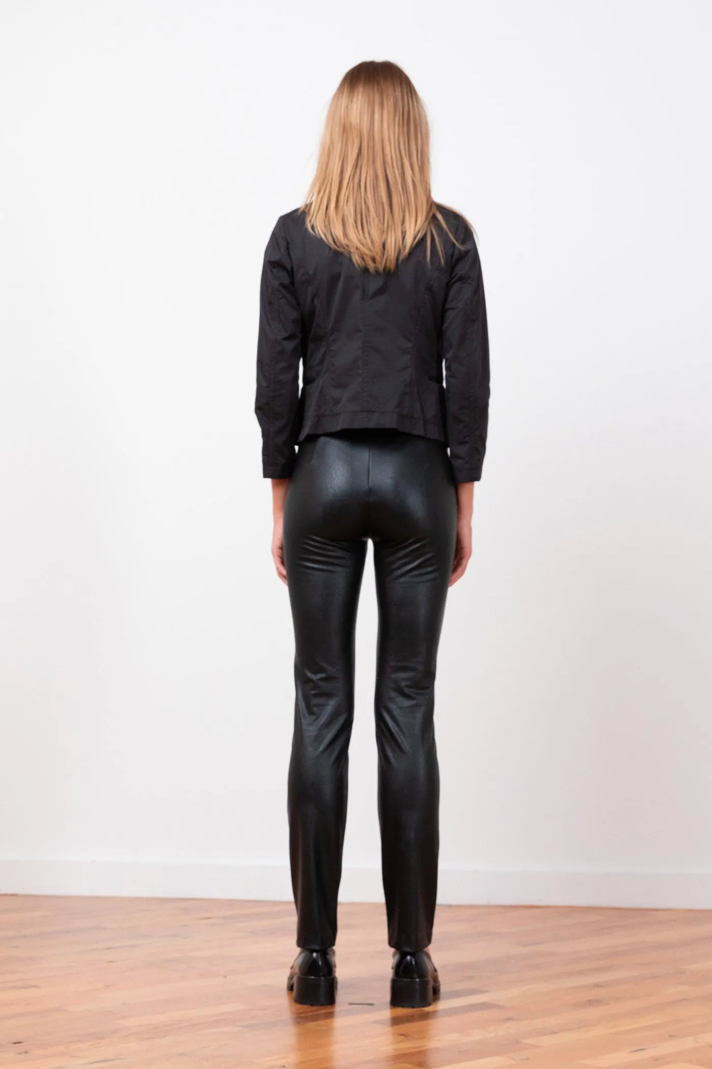 LOUIS Pleather Black