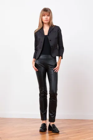 LOUIS Pleather Black