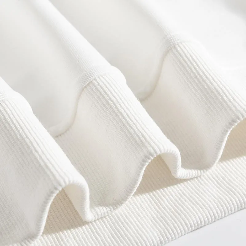 Lovely Christmas O-Neck White Sweater Z