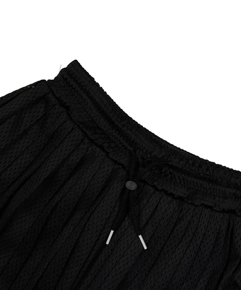 MACKY Golf: Hidden Pleats Skirt - Black