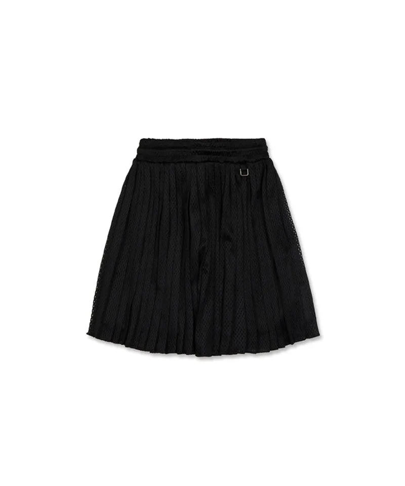 MACKY Golf: Hidden Pleats Skirt - Black