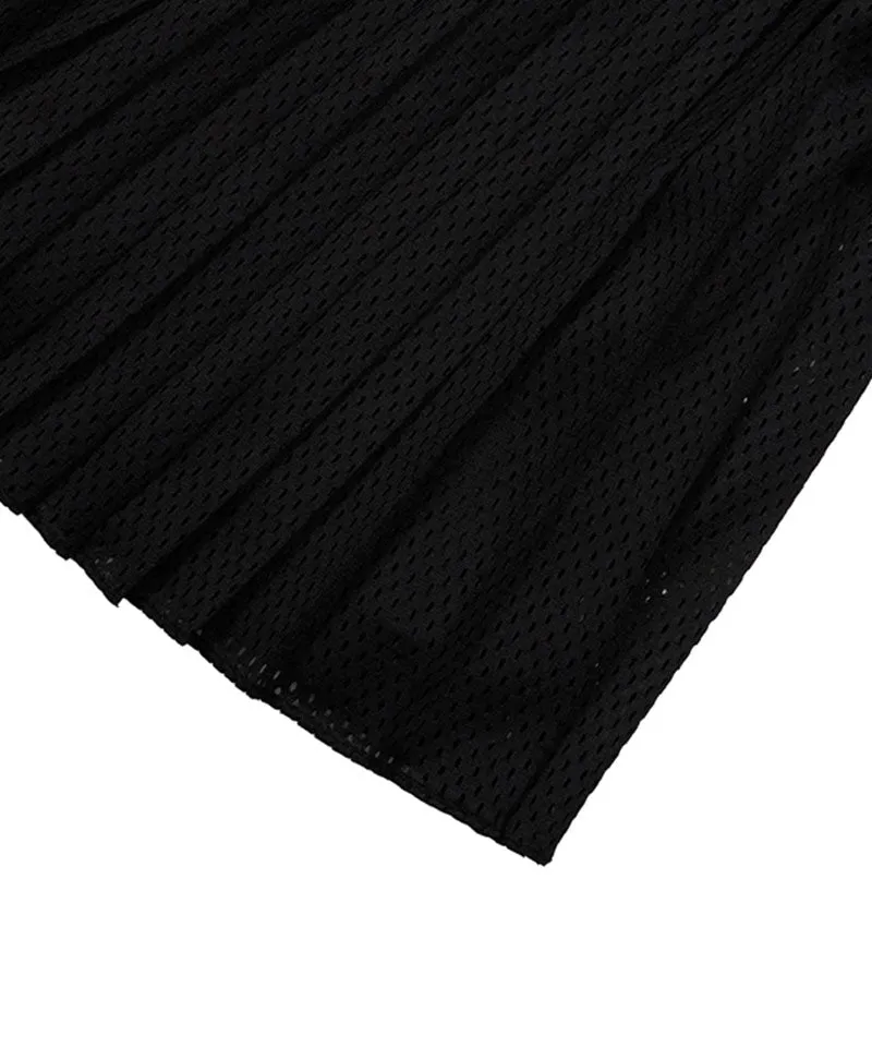MACKY Golf: Hidden Pleats Skirt - Black