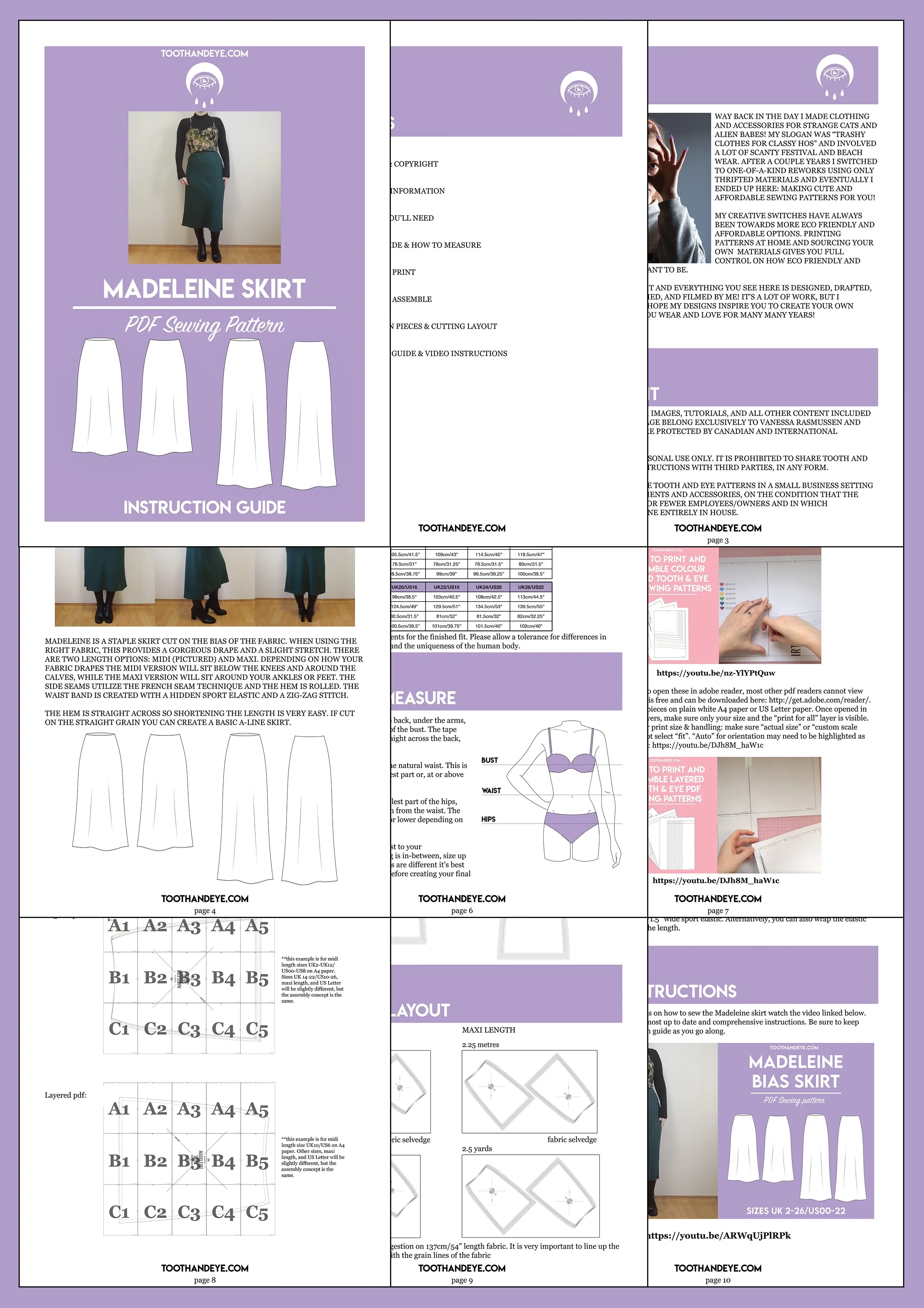 Madeleine Bias Skirt