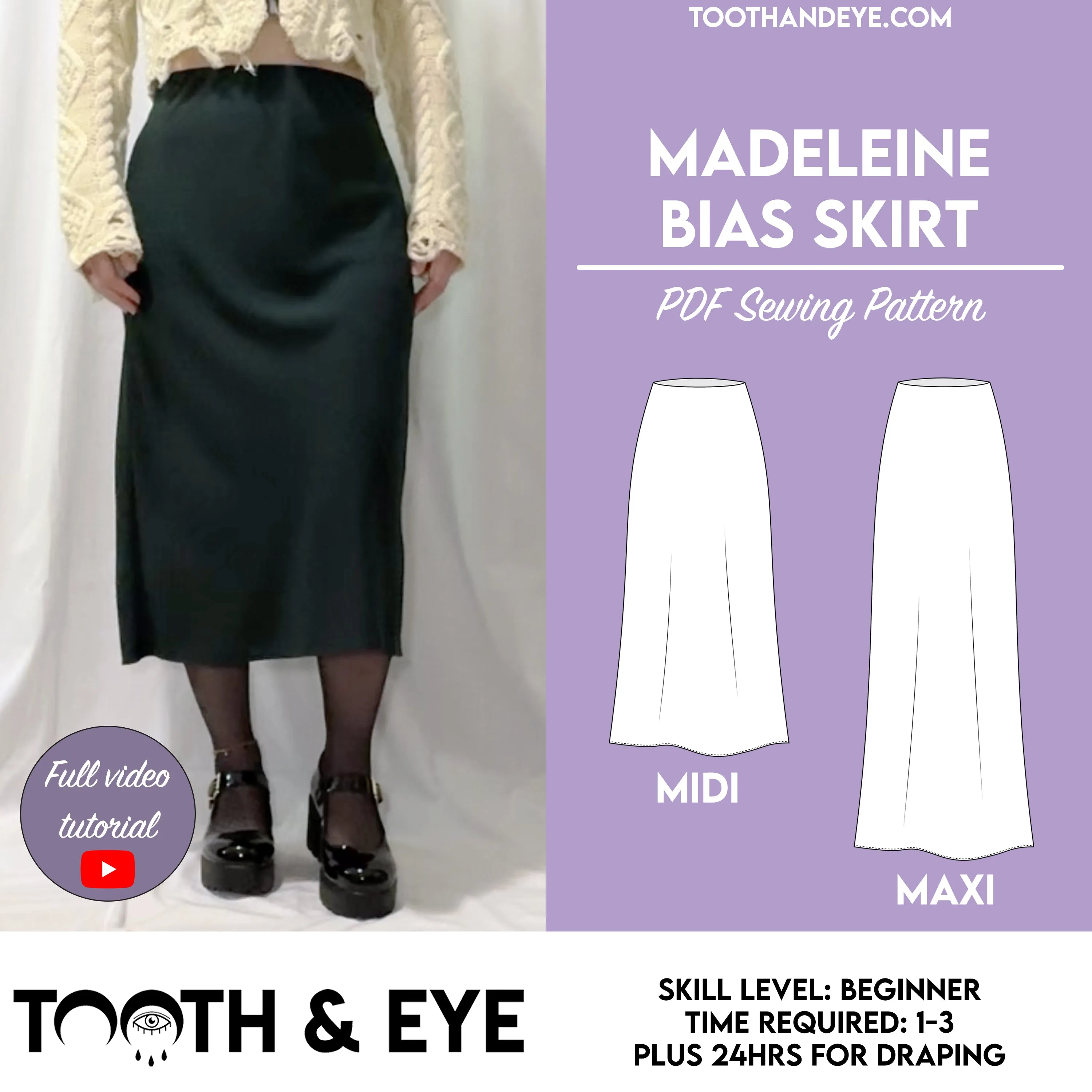 Madeleine Bias Skirt