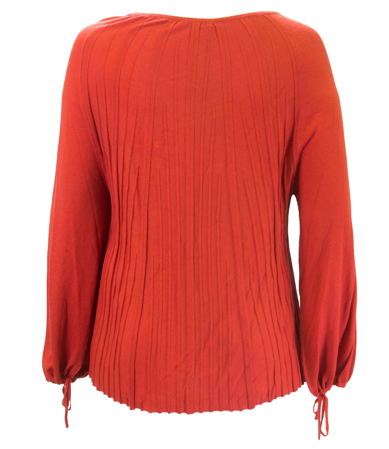 MARINA RINALDI Women's Ametista Pleated Sweater $355 NWT