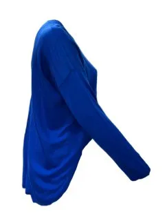 Marina Rinaldi Women's Blue Moda Knitted Cardigan Size XL NWT