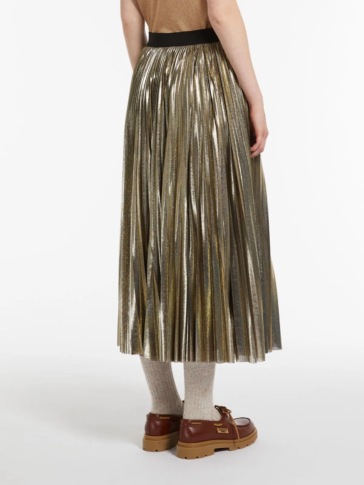 Max Mara Weekend NURRA PLEATED GEORGETTE SKIRT