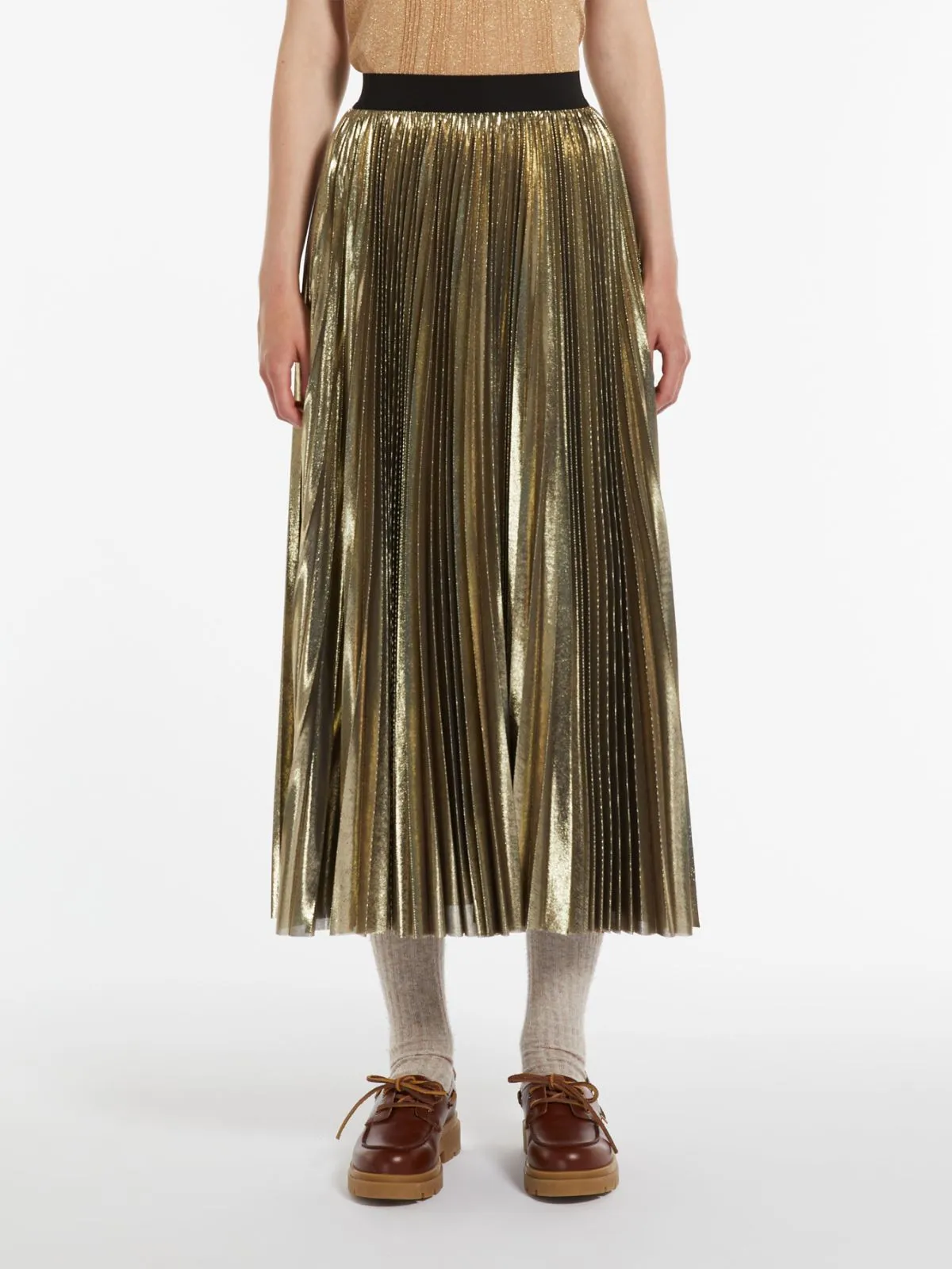 Max Mara Weekend NURRA PLEATED GEORGETTE SKIRT