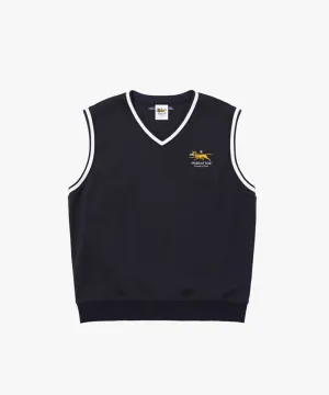 MCC Unisex V-Neck Cotton Vest - Dark Navy