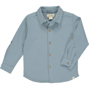 Me & Henry Rembert Shirt Blue Pique