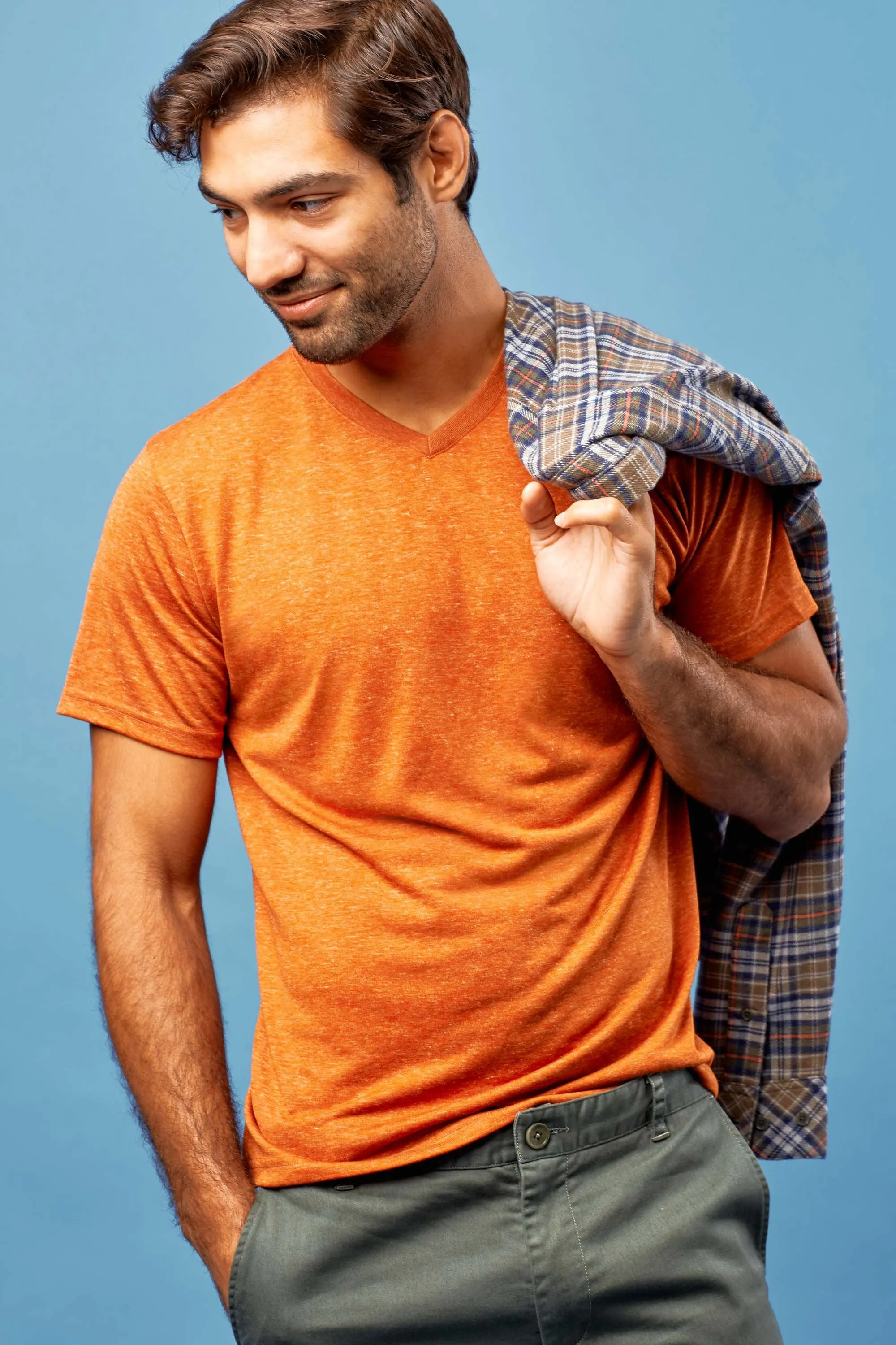 Mens' Standard V-Neck Tee