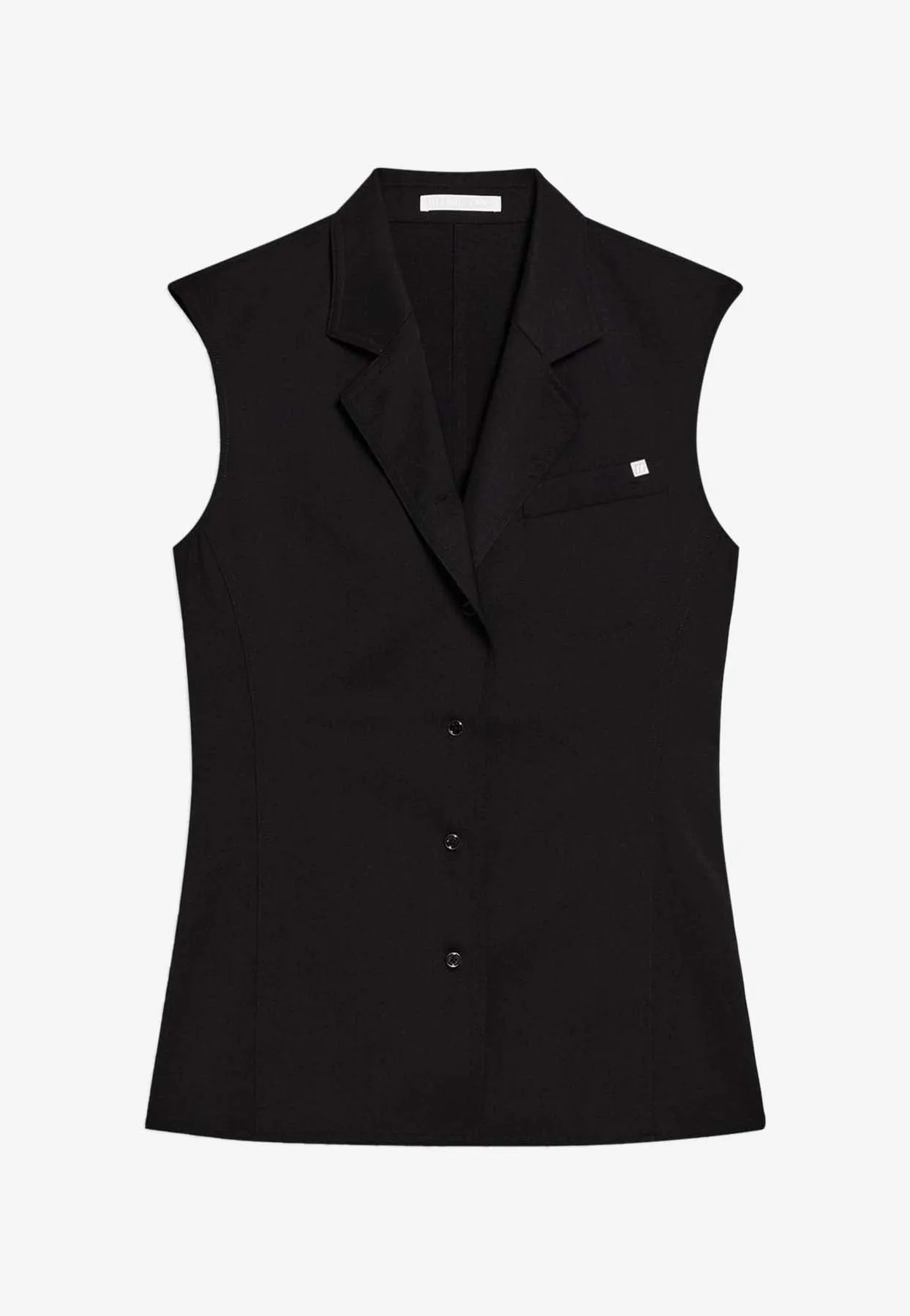 Modest Single-Breasted Wool Vest