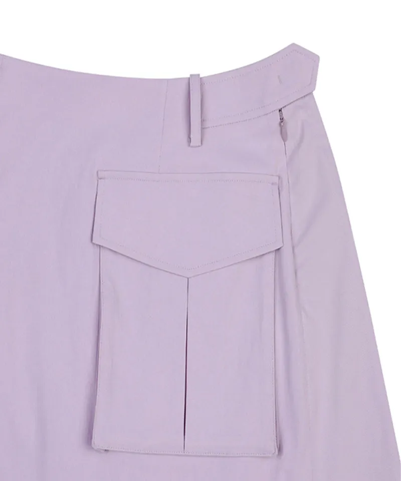 Monday Flow Pleated Skirt (Short) - Lavender