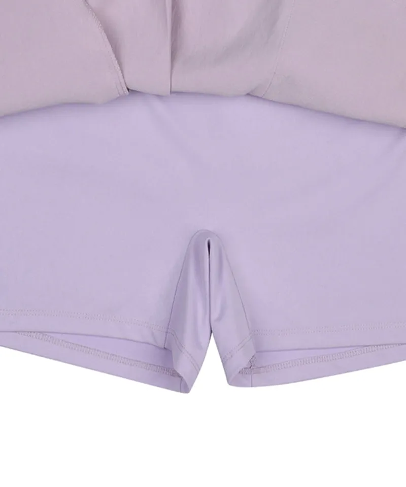 Monday Flow Pleated Skirt (Short) - Lavender