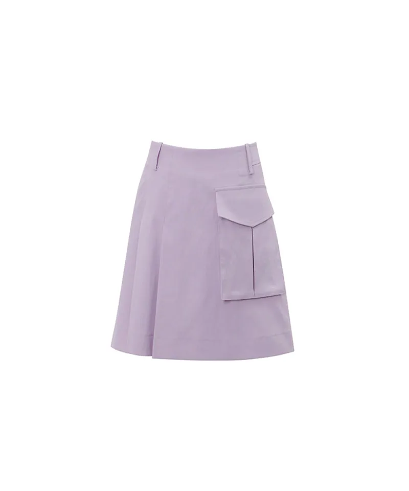 Monday Flow Pleated Skirt (Short) - Lavender