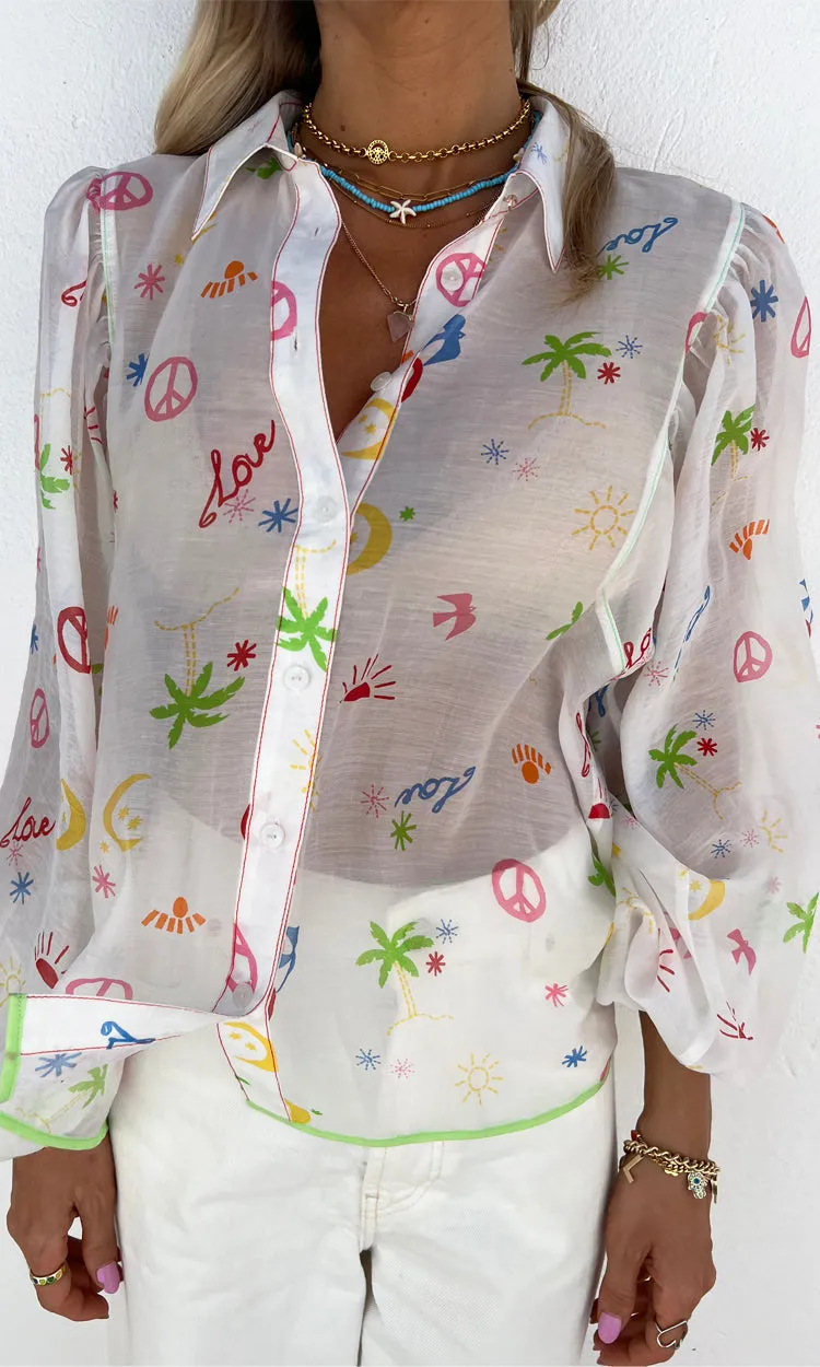 Multi Prairie Santa Monica Shirt