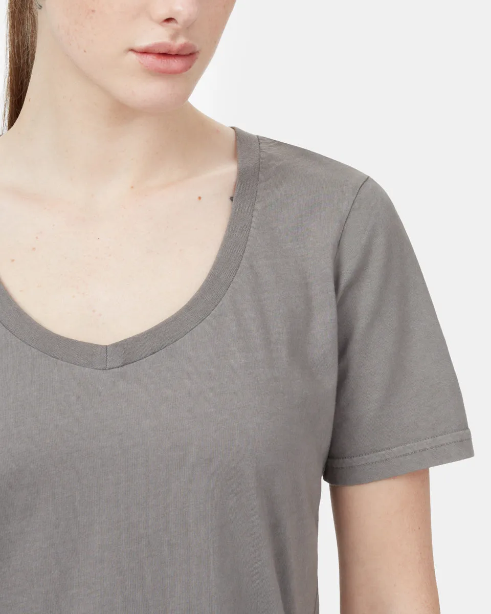 Natural Dye V-Neck T-Shirt