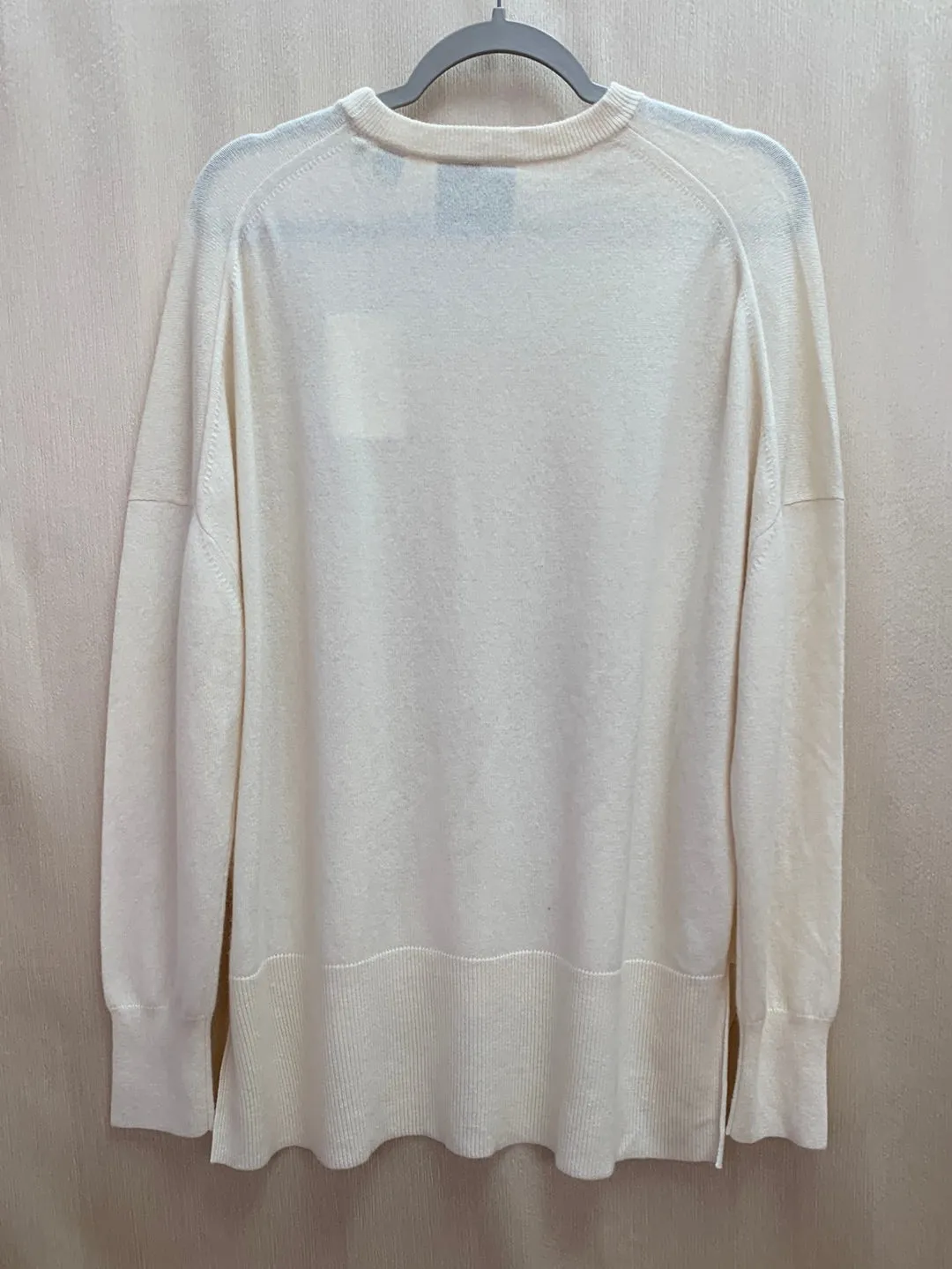 NWT - EVERYBODY & EVERYONE / NAADAM ivory Wool Cashmere Sweater - 16
