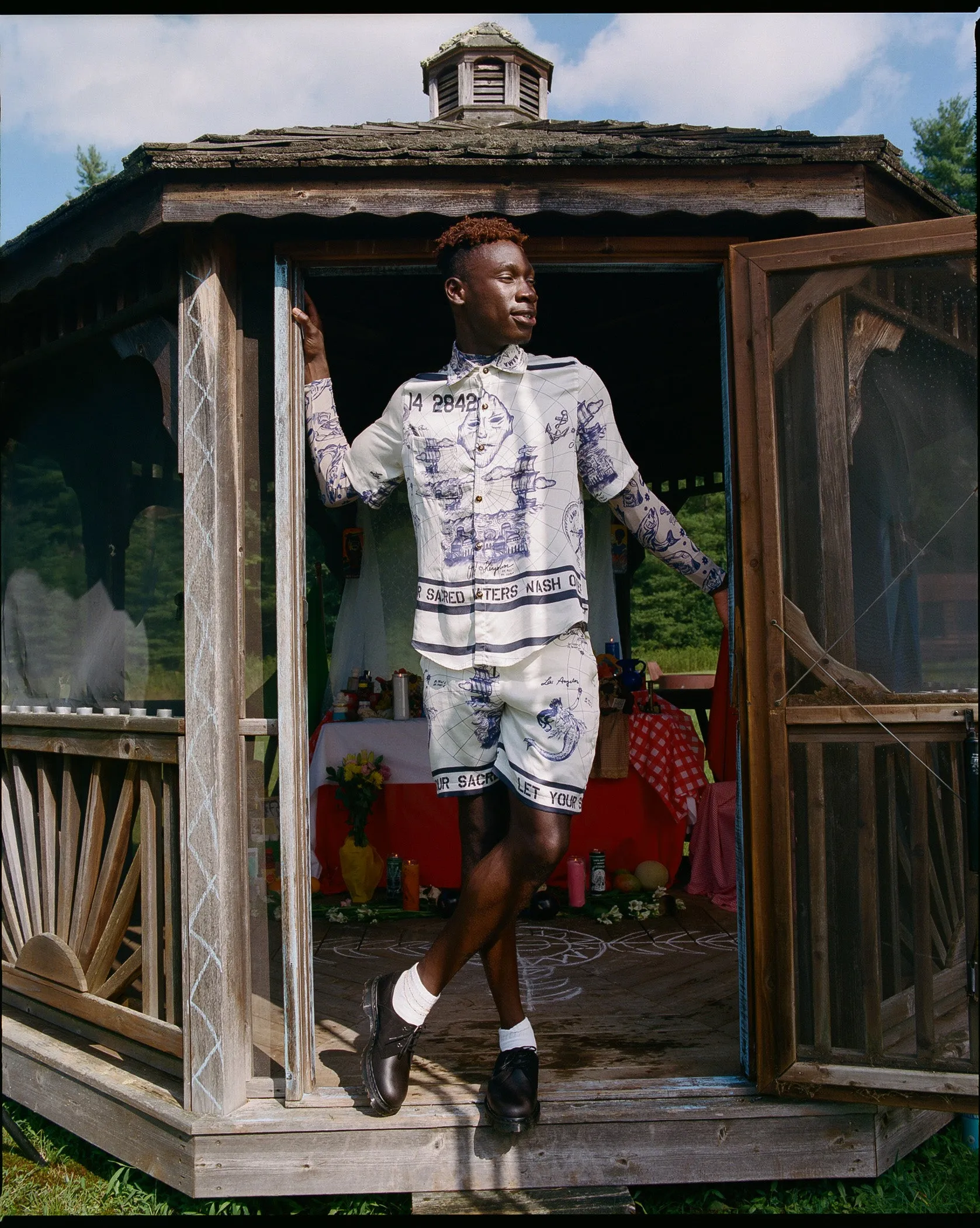 Olokun Kingdom Button Up Shirt