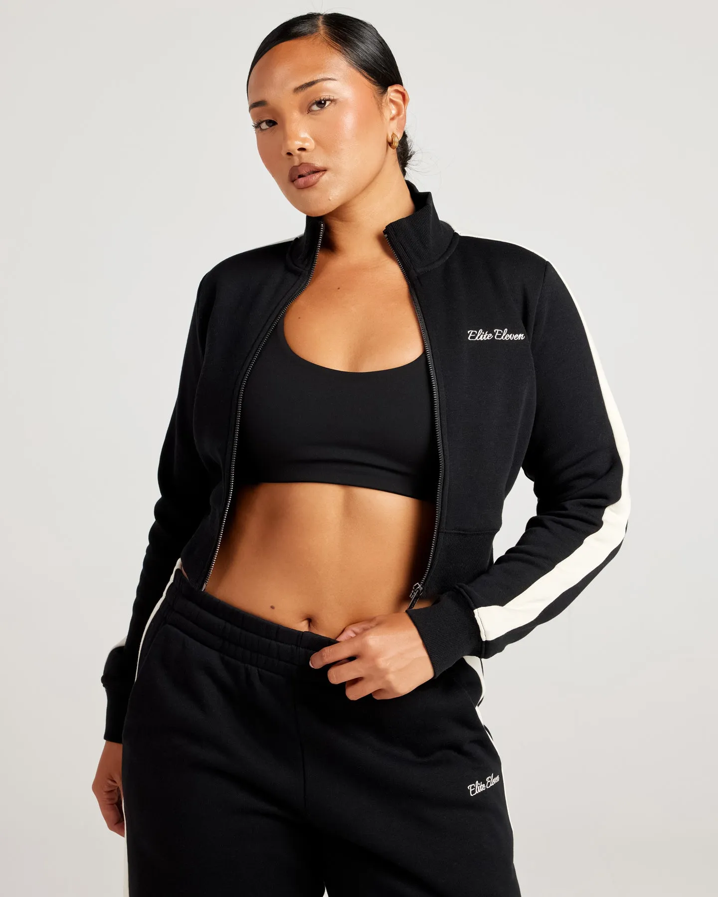 Omni Panel Zip Through - Black/Bone