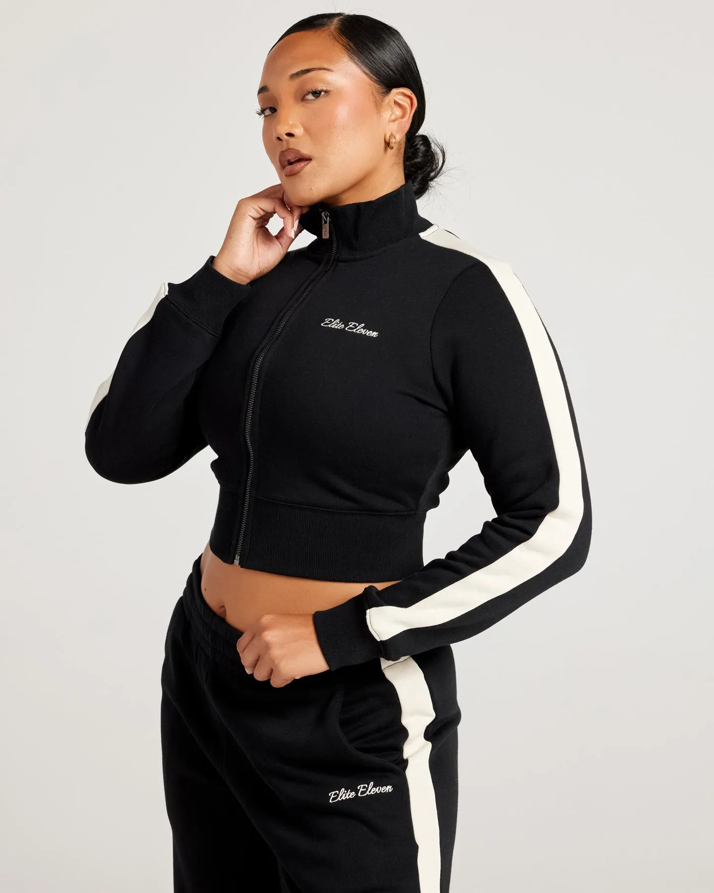Omni Panel Zip Through - Black/Bone