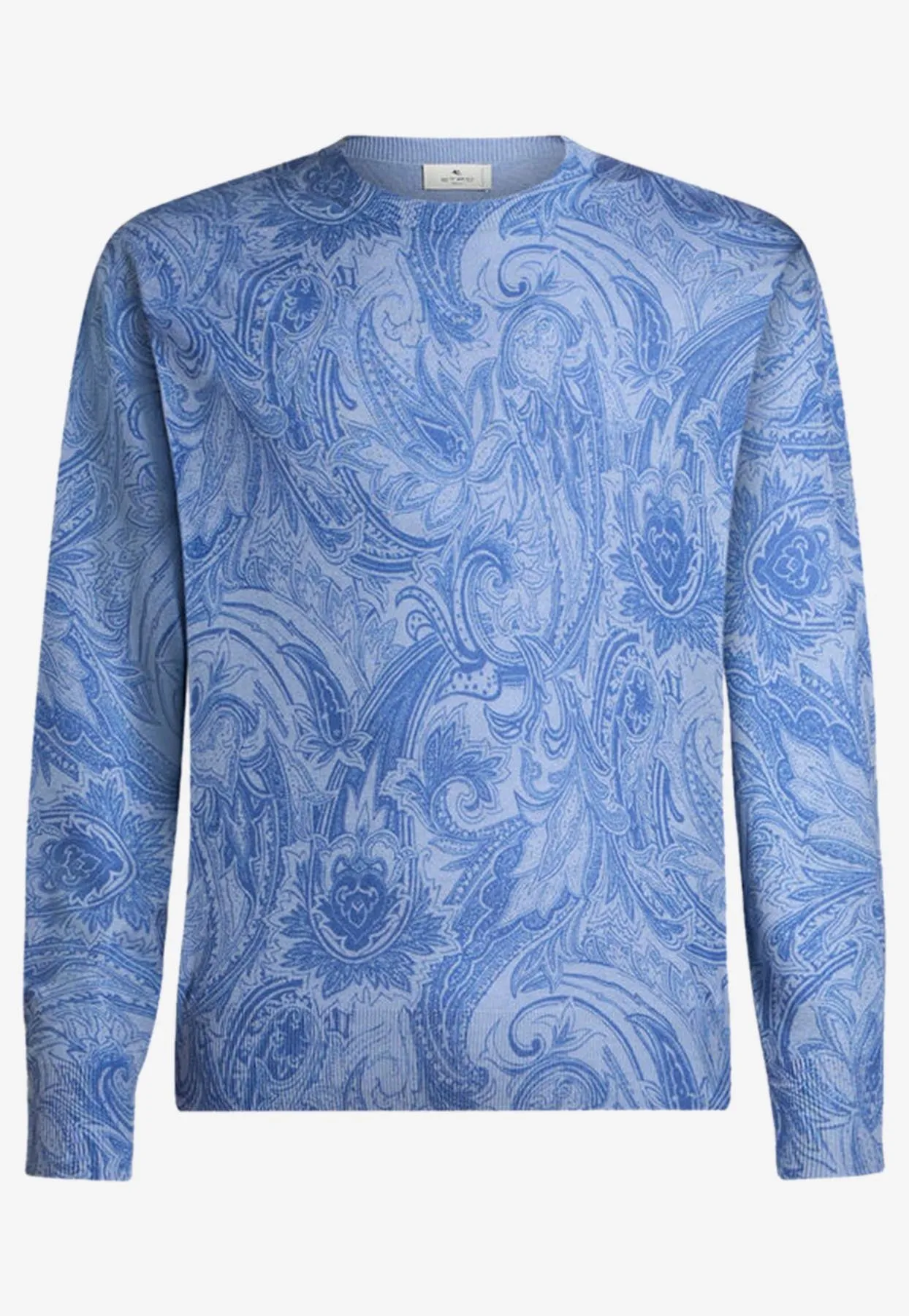 Paisley Silk and Cashmere Sweater