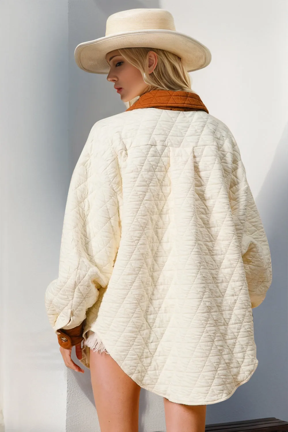 Payton Button Up Quilted Shacket